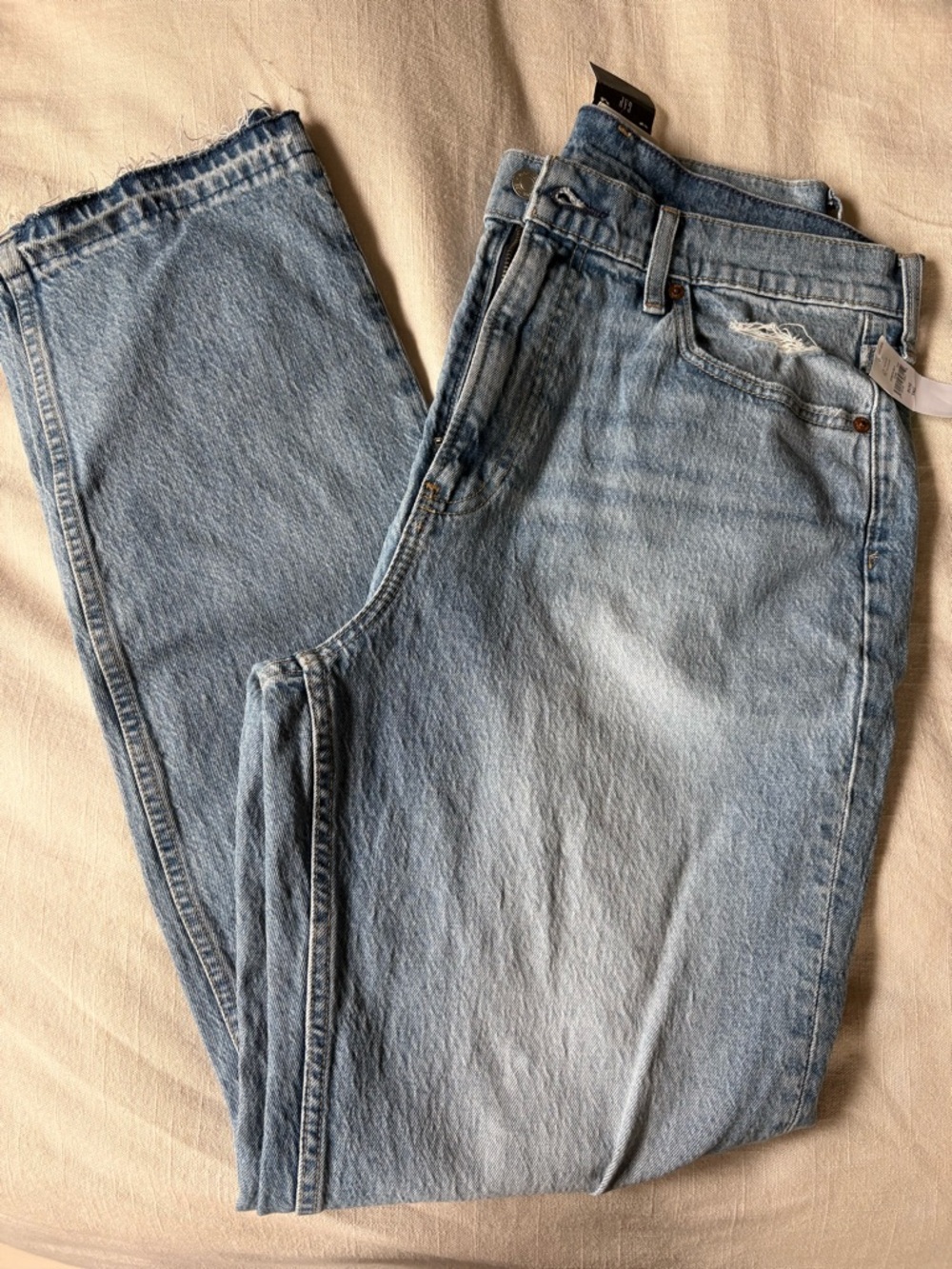 Gap High Rise Cheeky Straight Jeans